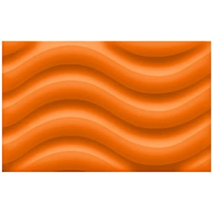 itenga Schultüten Rohling 68cm, 3D Wellpappe zum Basteln, 6-eckig, orange – Bild 2