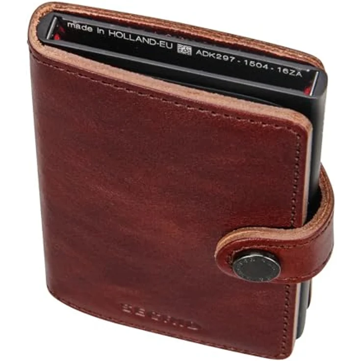 Secrid Geldbörse Premium Miniwallet Basco Brown One Size – Bild 5