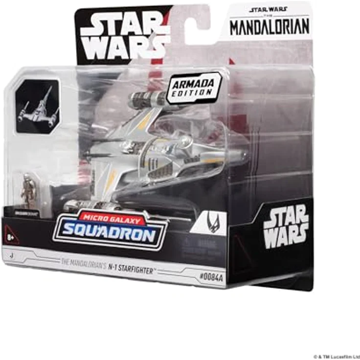 Jazwares Star Wars N1 Fahrzeug-Set mit Mando Figur, 13 cm hoch, offiziell lizenziert – Bild 6