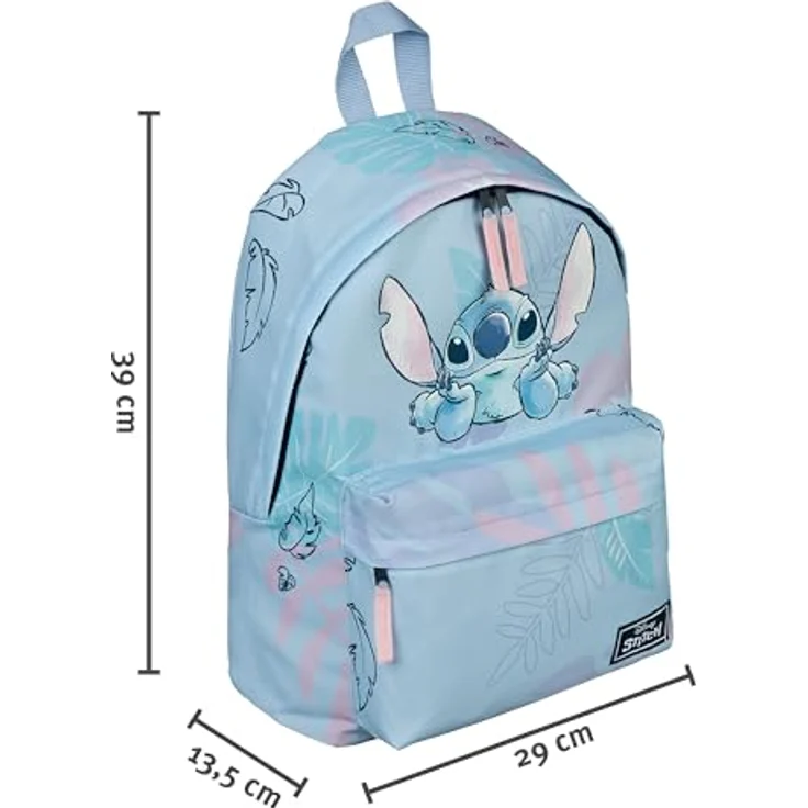 Lilo & Stitch Schulrucksack Rucksack für Schule – Stylisch und funktional, blau – Bild 3