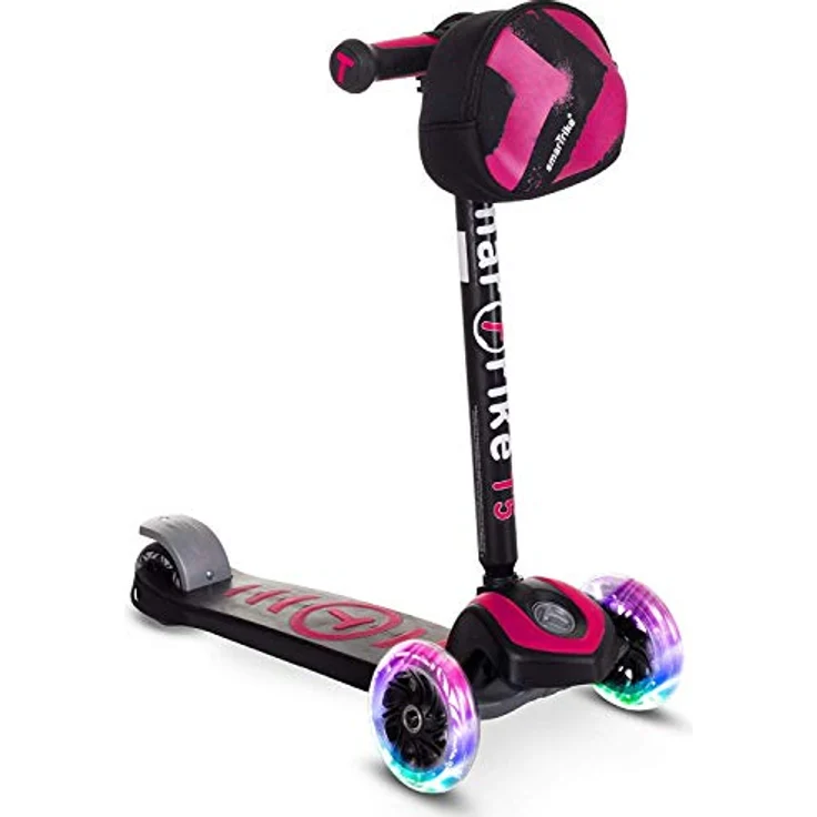 smarTrike SMARTRIKE pink, Scooter für Kinder ab 3 Jahren mit 3 anpassbaren Stufen – Bild 1
