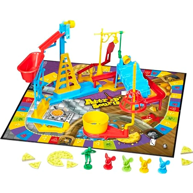 Hasbro Gaming Attrap'Maus, Brettspiel für Kinder ab 6 Jahren, einfache Montage, Mehrfarbig – Bild 3