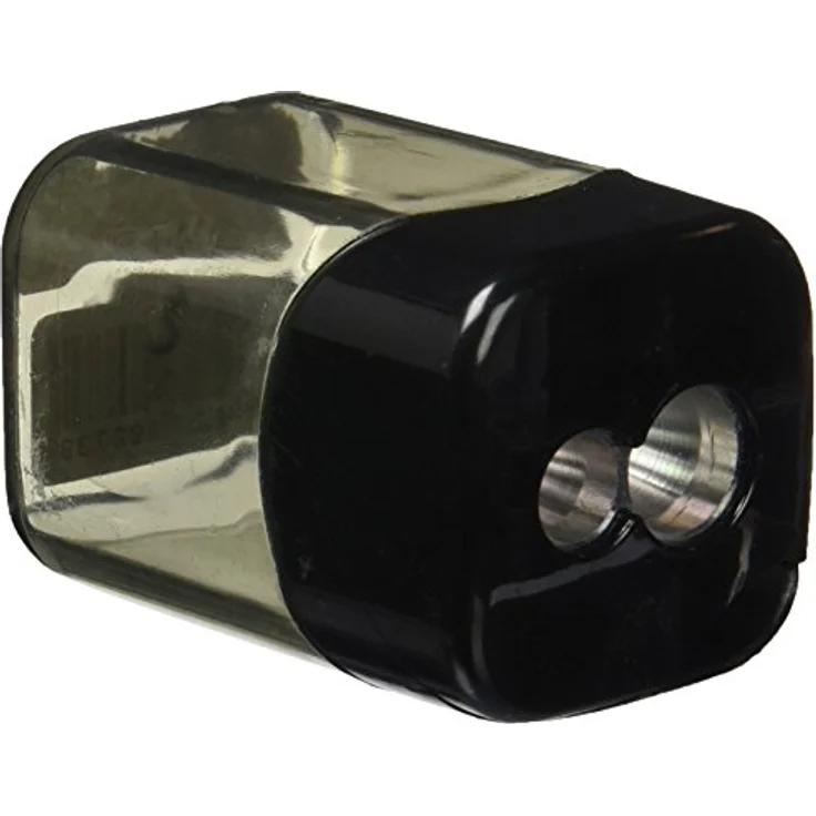 ALCO-Albert Dosenspitzer BT915 Metall, Doppelspitzer für Blei- und Farbstifte, transparent, 7,8mm – Bild 1