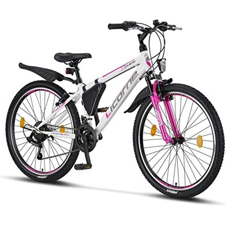 Licorne Bike Guide Premium Mountainbike in 26 Zoll - Fahrrad für Mädchen, Jungen, Herren und Damen - 21 Gang-Schaltung – Bild 1