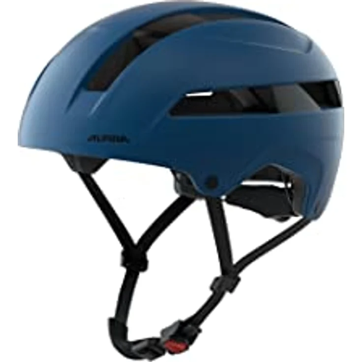 ALPINA SOHO - Extrem Robuster, Leichter & Individuell Anpassbarer Urban Fahrradhelm Für Erwachsene, navy matt, 51-56 cm – Bild 1