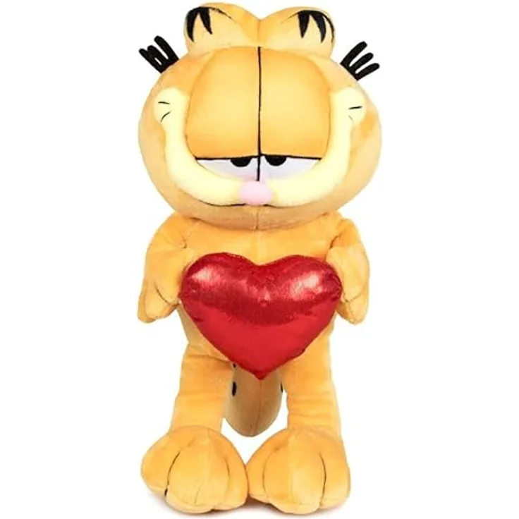 SEGA PLAY BY PLAY - Garfield Corazon Plüsch, 36 cm, Kuscheltier