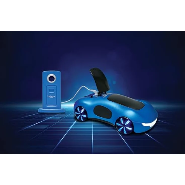 Lexibook Crosslander Phantom RC, Ferngesteuertes Rennauto mit Rauchdüsen, bis zu 15 km/h, Driftmodus, Classic- und Gestenfernsteuerung, Sound- und Lichteffekte, Blau – Bild 5