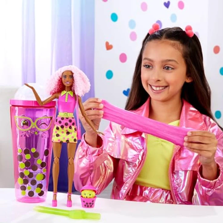 Barbie Pop! Reveal Bubble Tea Series - Berry Bliss Babypuppe mit 8 Überraschungen und farbwechserndem Gesicht – Bild 2