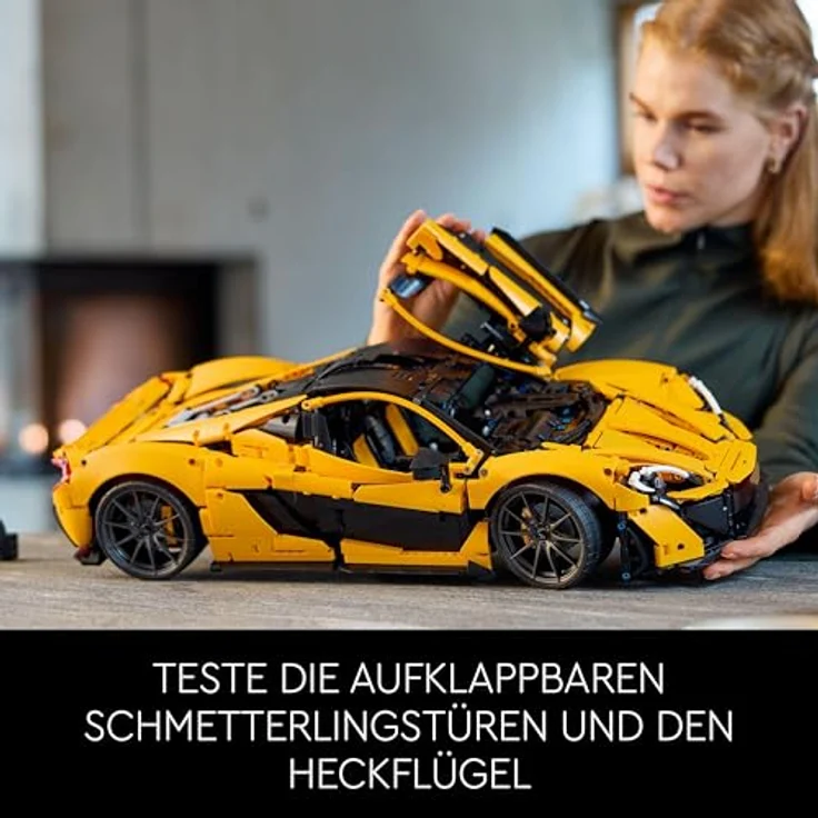 LEGO Technic McLaren P1, Modell-Auto 42172, für Erwachsene, Supersportwagen mit V8-Kolbenmotor und 7-Gang-Getriebe – Bild 4