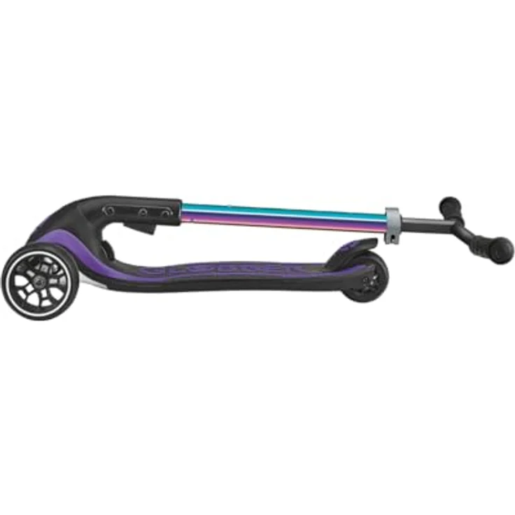 Globber Ultimum Neo Chrome Kinderroller, höhenverstellbar, faltbar, für Kinder und Erwachsene, bis 100 kg, rutschfeste Plattform, max. Sicherheit – Bild 4