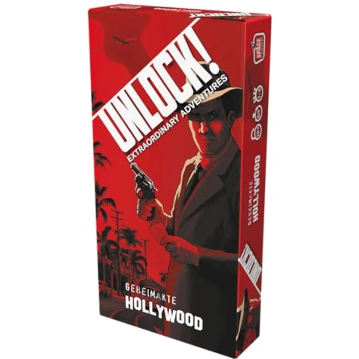 Space Cowboys Unlock! – Geheimakte Hollywood, Brettspiel, 1-6 Spieler, Ab 10+ Jahren, 60 Minuten, Deutsch – Bild 3