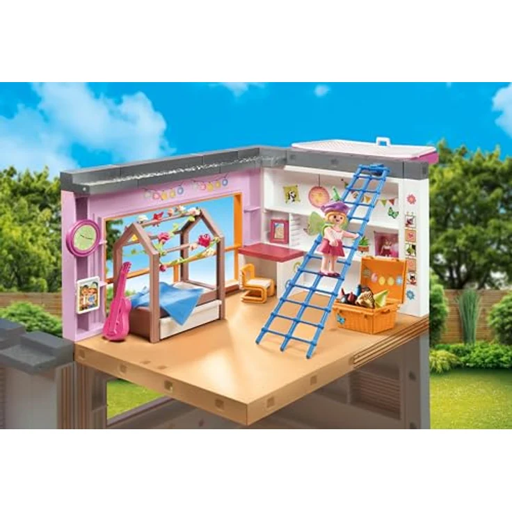 Playmobil® Kinderzimmer (71610), myLife Konstruktions-Spielset, (97 St), Made in Europe – Bild 3