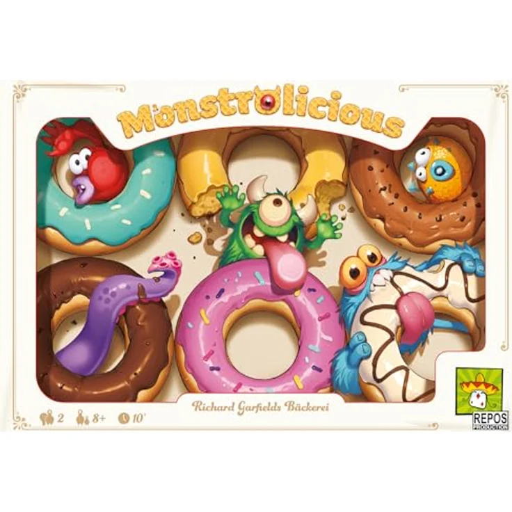 Asmodee Monstrolicious, Brettspiel für strategische Duelle mit Monstern und Desserts – Bild 2