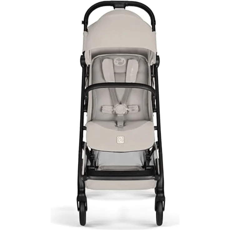 Cybex Beezy Buggy, Stadt-Buggy ab Geburt bis 4 Jahre (22 kg), kompakt faltbar, Dune Grey – Bild 2