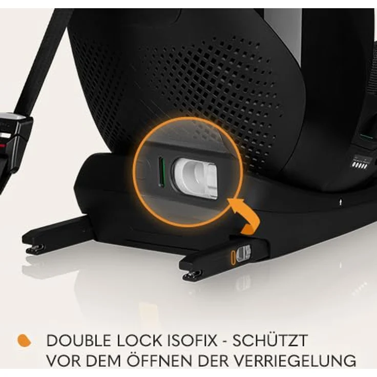 lionelo Autokindersitz Lavender i-Size, ab: ab 1 Jahr, bis: bis 12 Jahren, ab: 9,00 kg, bis: 36,00 kg, (Set), i-Size/9-36kg/ISOFIX/Breiter Einstellbereich – Bild 4