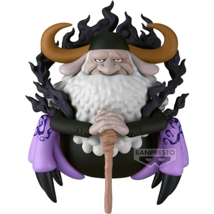 Banpresto One Piece - St. Jaygarcia Saturn Mega WCF, limitierte Sammelfigur im Chibi-Format, ca. 15-20 cm – Bild 1