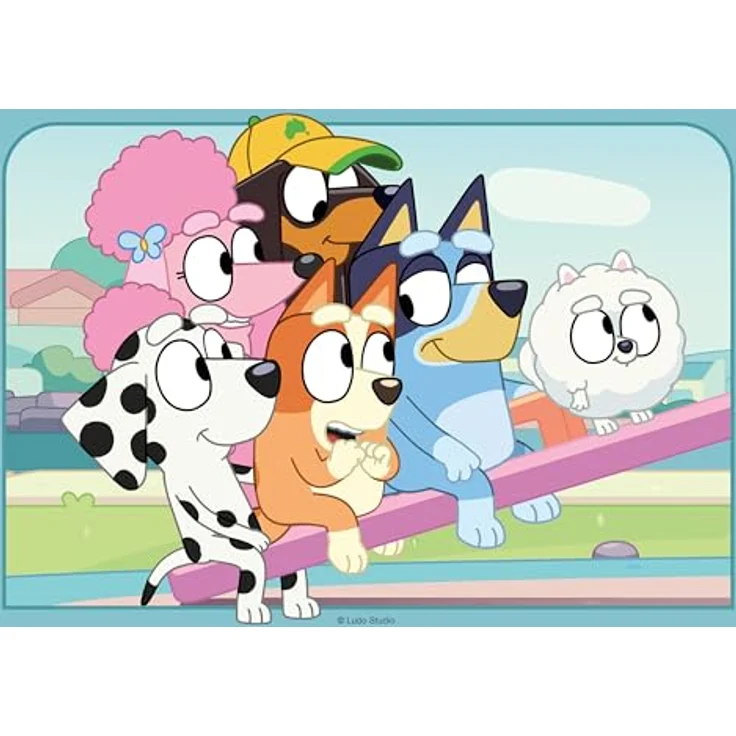 Ravensburger Kinderpuzzle 05693 - Spaß mit Bluey - 2x12 Teile Bluey Puzzle für Kinder ab 3 Jahren, Blau – Bild 3