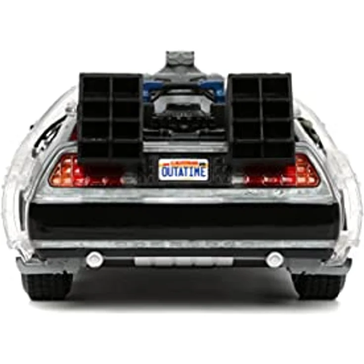 Jada Back to the Future 1/24 Hollywood Rides Zeitmaschine, detailgetreues Diecast-Modell mit hochwertiger Verarbeitung, offiziell lizenziert – Bild 8