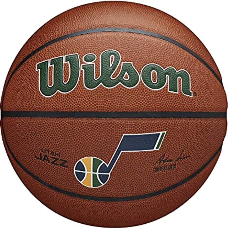 Wilson Basketball TEAM ALLIANCE, UTAH JAZZ, Indoor/Outdoor, Mischleder, Größe: 7