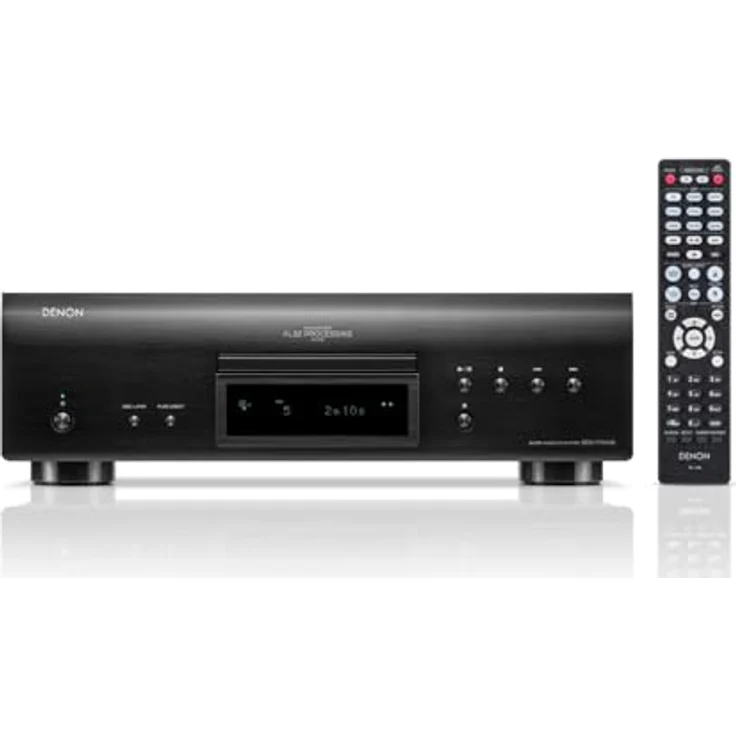 Denon DCD-1700NE HiFi CD Player, Unterstützung für CD, CD-R/RW, MP3, WMA und USB, Hi-Res bis 192 kHz/24 Bit, schwarz – Bild 2