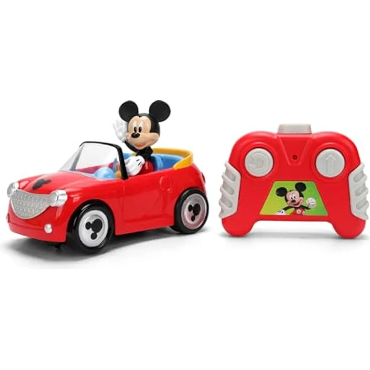 Jada Mickey Roadster 1:32, Ferngesteuertes Auto mit 2.4 GHz Funksteuerung, 14 cm Länge, geeignet ab 3 Jahren – Bild 5