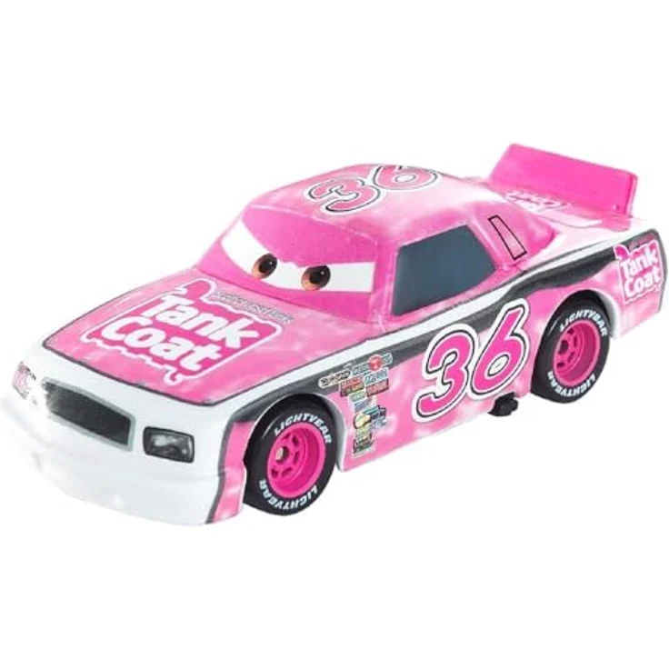 Mattel CARS DIE-CAST SINGLES - TANK COAT #36, Detailgetreues Druckgussfahrzeug im Maßstab 1:55 mit rollenden Rädern und charakteristischen Logos – Bild 1