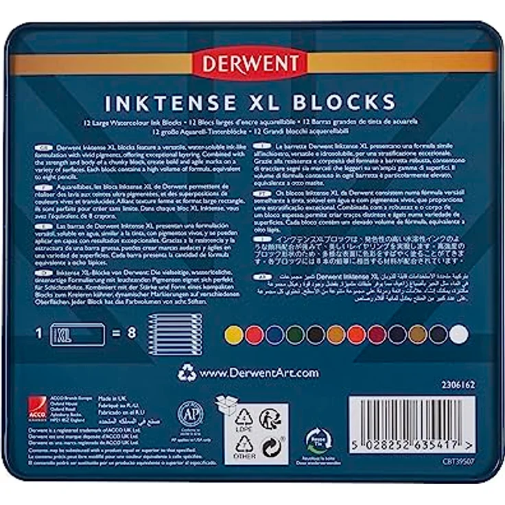 D: Inktense XL Block Dose 12 Stück – Bild 5