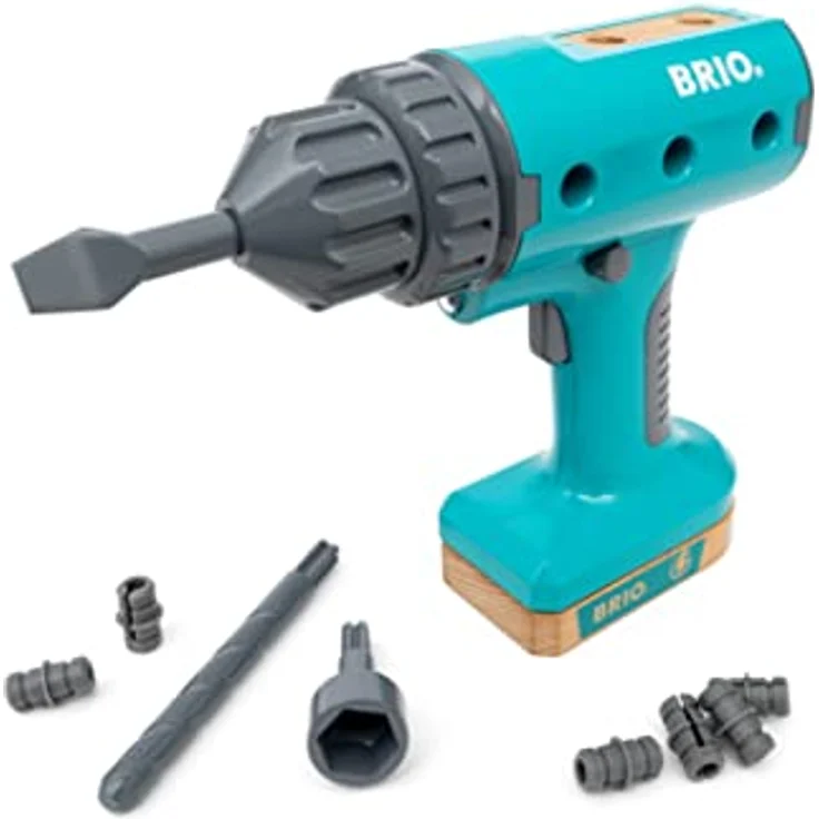 BRIO Builder - 34600 Builder Akkuschrauber - Entwicklungsförderndes Rollenspiel- & Konstruktionsspielzeug für Kinder ab 3 Jahren – Bild 2
