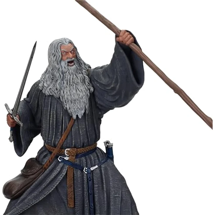 SD Toys Actionfigur Der Herr der Ringe Gandalf aus Moria, 27 cm, grau/braun, 100% Kunststoff, in Geschenkverpackung – Bild 3