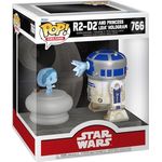 Funko Pop! Deluxe: SWS9 - R2-D2 mit Leia - Star Wars Vinyl-Sammelfigur, ca. 9,5 cm, hochwertiges Vinyl, ideales Geschenk für Sammler und Fans
