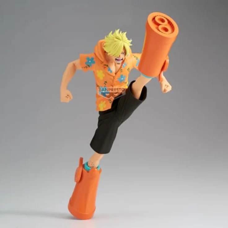 Banpresto One Piece - Sanji Vinsmoke Battle Record Collection, limitierte PVC-Statikfigur, hochwertig und offiziell lizenziert – Bild 2