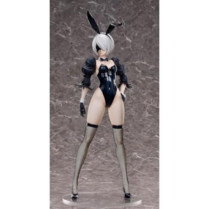 FREEing NieR Automata Ver. 1.1a 2B [Yoruha 2 Typ B] Bunny Ver., 1/4 Maßstab Sammelfigur aus Kunststoff mit Podest, ca. 19,75 Zoll hoch – Bild 3
