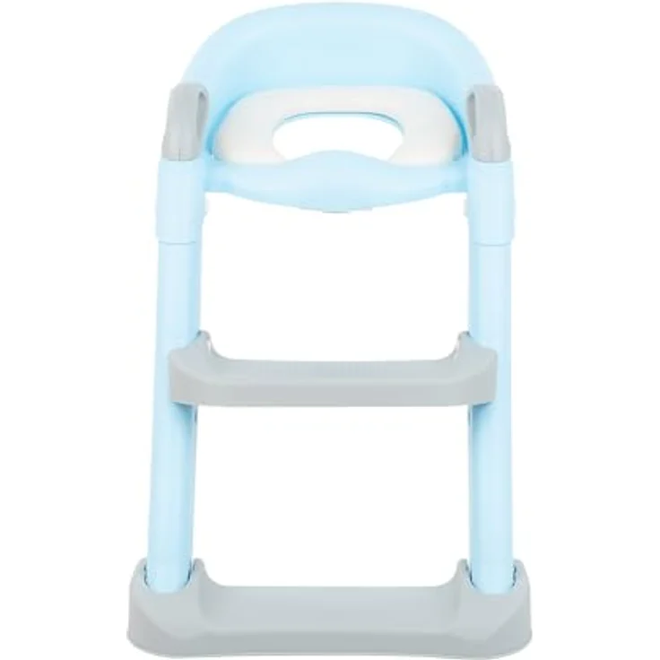 Kikkaboo Toilettenaufsatz Lea, Leiter, Toilettensitz, Griffe, Stufen verstellbar, Farbe:hellblau – Bild 4
