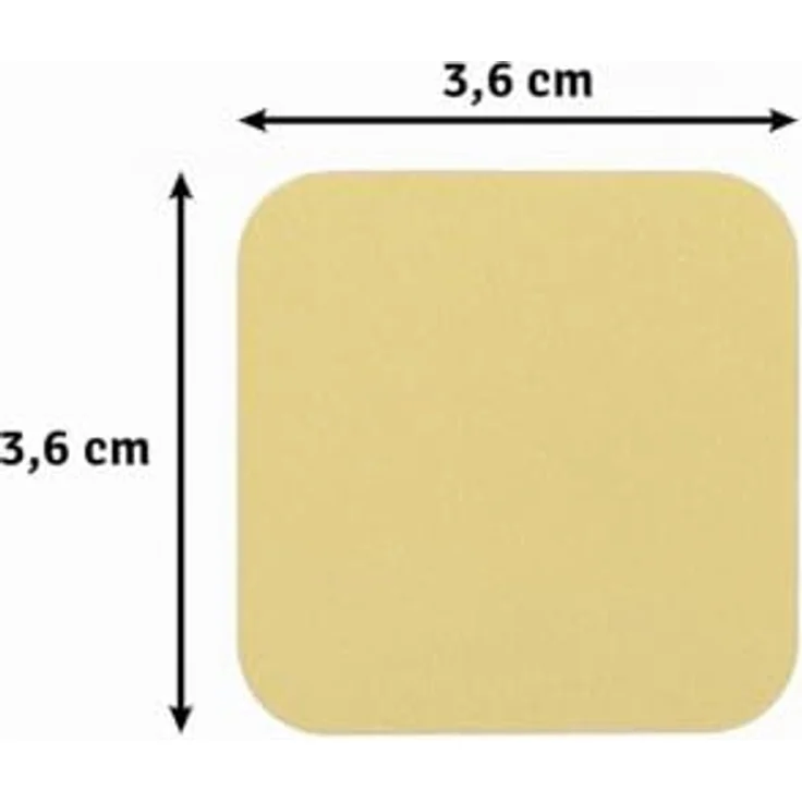 Vaessen Creative Motivstanzer Quadrat, 3.4 x 3.4 cm, für Bastelpapier und Scrapbooking, Weiß/Rosa – Bild 3