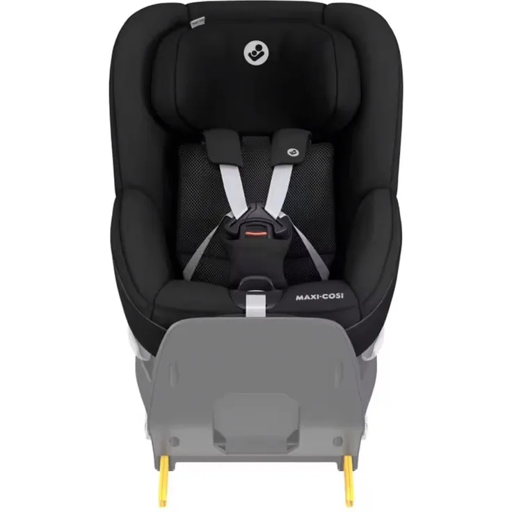 Maxi-Cosi Autokindersitz Pearl 360 - Authentic Black, Reboarder Kinder Autositz bis 17 kg, 360° Drehung, Memory-Schaumstoff, ClimaFlow-Temperaturregulierung