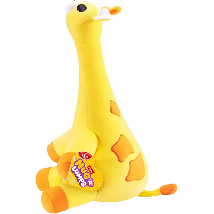 Zuru Hug-A-Lumps Plüsch Kuscheltier Giraffe Medium, beschwertes Spielzeug mit 1,5 kg Gewicht und süßem Design