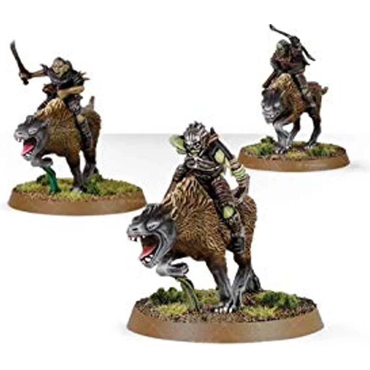 Games Workshop Herr der Ringe Warg Reiter, Spiel Zubehör für das Hobbit Universum, Modellnummer 30-37, 0,11 kg – Bild 4