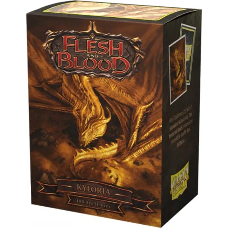 Arcane Tinmen ARCANETI Dragon Shield Flesh and Blood Standard Art Sleeves, Kyloria, langlebig und hochwertiges Material, 100 Stück