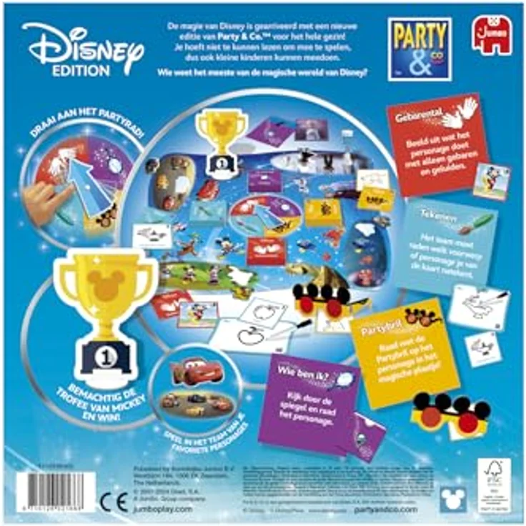 Jumbo Party & Co. Disney - NL, Brettspiel für 3-20 Spieler, ab 4 Jahren, Spieldauer 30 Minuten, verschiedene Disney-Themen – Bild 4