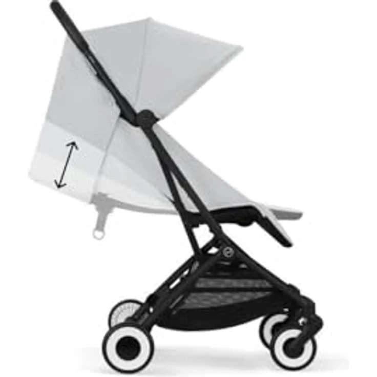 cybex Gold Buggy Orfeo, Hellgrau, kompakt mit Feststellbremse, Federung und 5-Punkte-Gurt – Bild 2