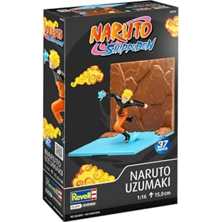 Revell Steckbausatz Naruto Uzumaki, Click System, 37 Teile, Maßstab 1:16, Modellbausatz für Sammler – Bild 3