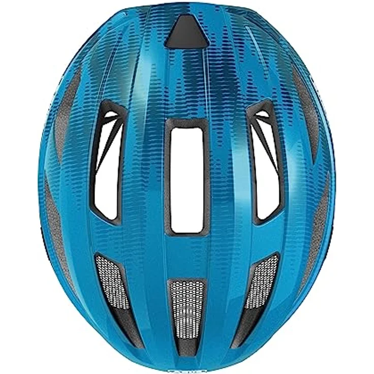 ABUS Rennradhelm Macator - sportiver Fahrradhelm für Einsteiger - auch für Zopfträger/-innen - für Damen und Herren - Blau, Größe L – Bild 2