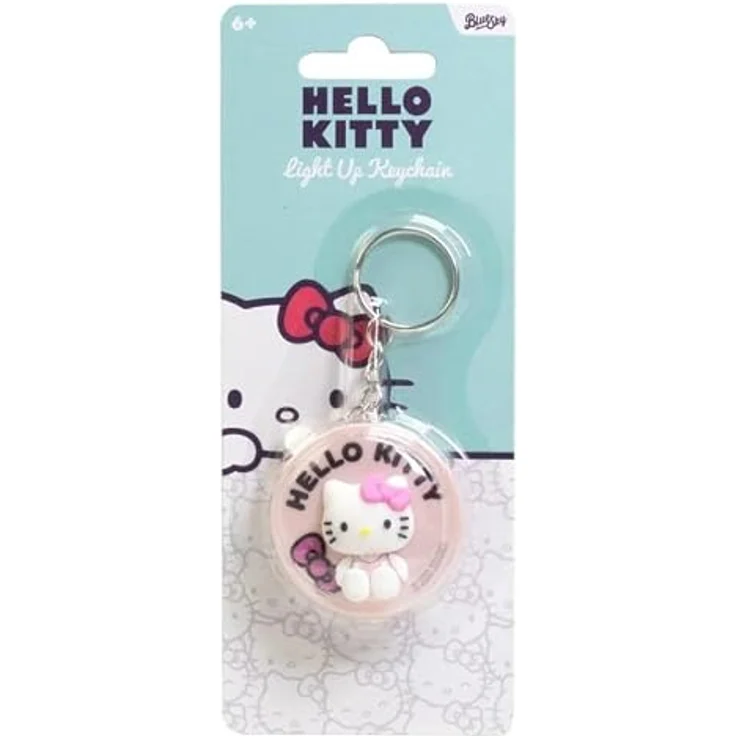 BlueSkyStudios Schlüsselanhänger Sanrio Hello Kitty, mit LED-Licht, kompakt und handlich – Bild 3