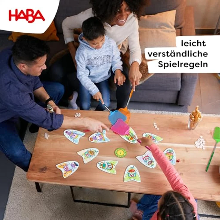 Haba 3x4 = Klatsch, Brettspiel zur Förderung des Kopfrechnens ab 8 Jahren, für 2-6 Spieler – Bild 3