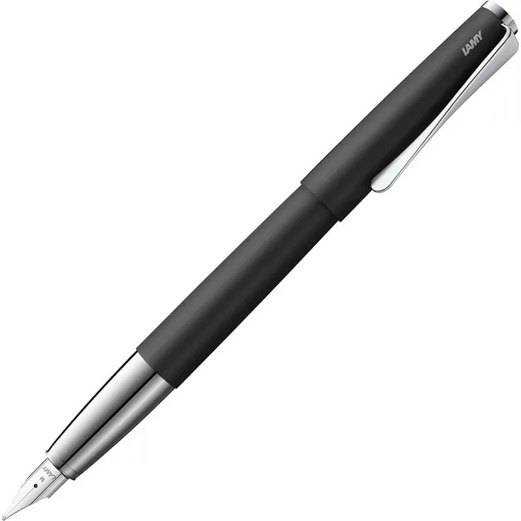LAMY Füllfederhalter studio, Propellerförmiger Clip, Federbreite M, Metallisches Gehäuse, zeitlose Eleganz