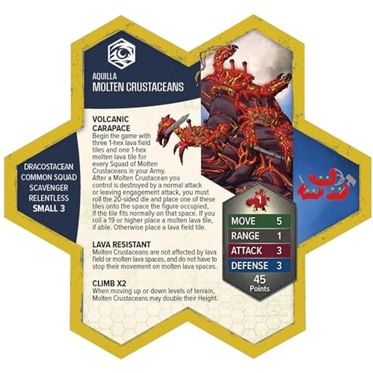 Renegade Heroscape Armeeerweiterung Boiling Tension: Molten Crustaceans & Tanuki Tricksters, strategisches Brettspiel für 2-4 Spieler, englische Version – Bild 5