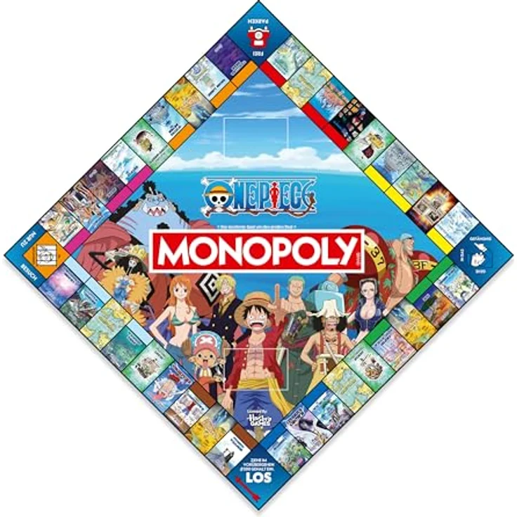 Winning Moves Monopoly One Piece, Brettspiel für 2-6 Spieler, deutsch, ab 8 Jahren – Bild 5