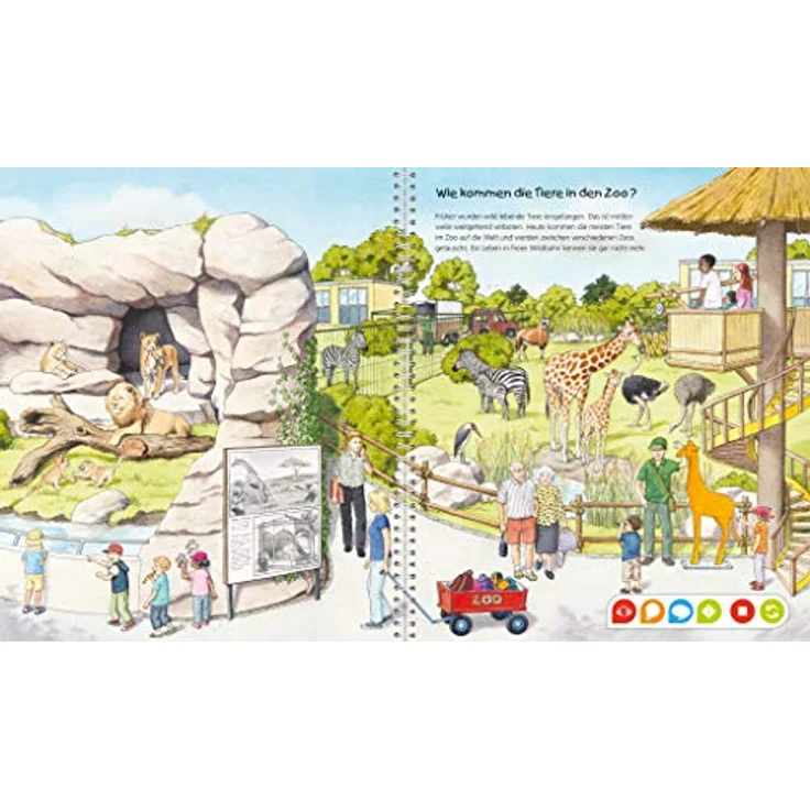 Ravensburger tiptoi® Wieso? Weshalb? Warum? - Entdecke den Zoo, interaktives Kinderbuch zur zoologischen Entdeckung, ABIS-BUCH – Bild 4