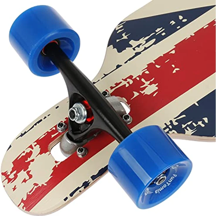 FunTomia Flex1 bis 122kg - Camber Longboard (England - Ahornholz) – Bild 5