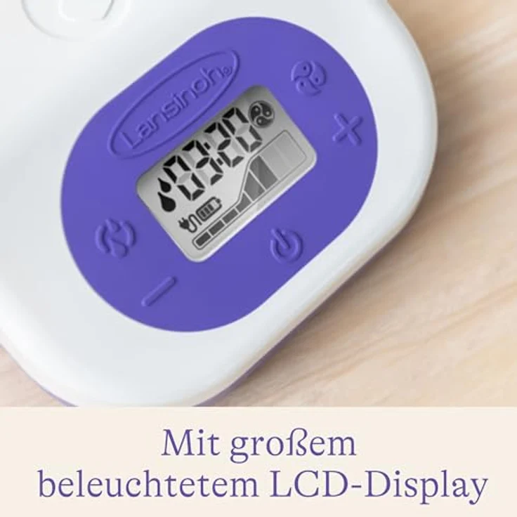 Lansinoh Elektrische Doppelmilchpumpe, wiederaufladbarer Akku, ein- oder beidseitiges Abpumpen, extrem leise, einfach zu reinigen – Bild 5